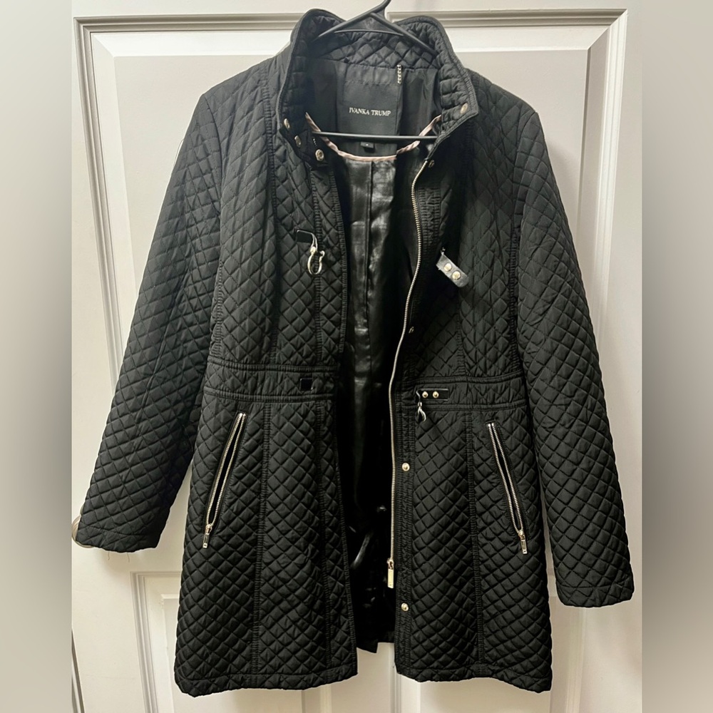 Ivanka Trump Small Quilted Black Puffer Jacket